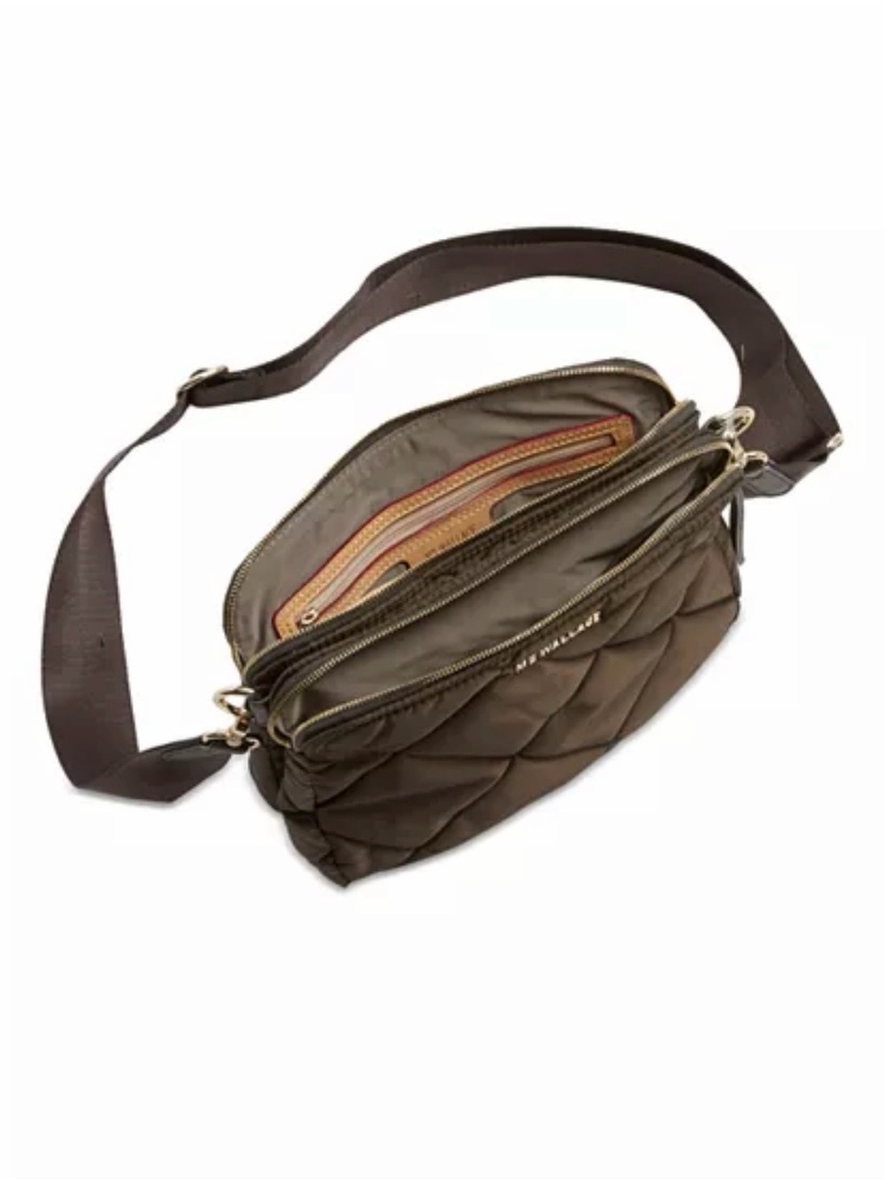 Excellent Used Condition MZ Wallace Quilted Crossbody Bag with Chain - Picture 3 of 10